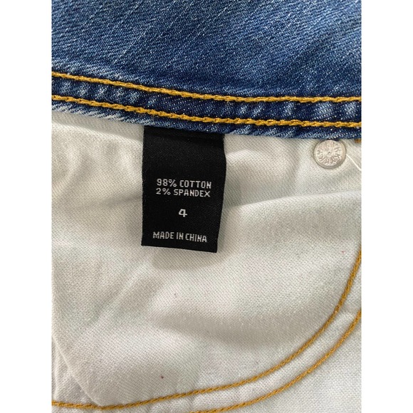 Light Wash VS Hipster Distressed Capri Jeans - Picture 8 of 8